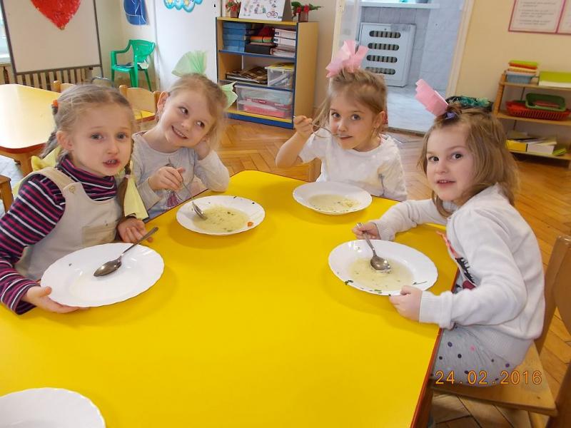 Dzień w przedszkolu; gr. IV; 24-02-2016