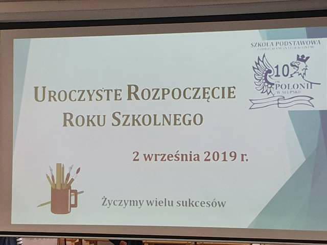 Uroczyste rozpoczęcie roku szkolnego 2019/2020