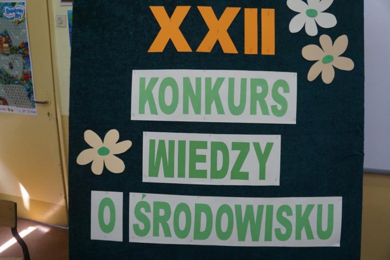 XXII Miejski Konkurs Wiedzy o Środowisku