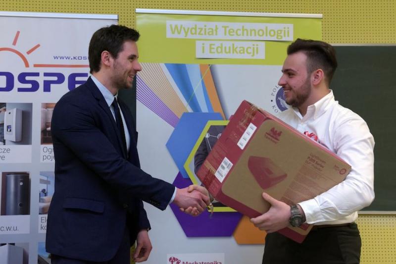 Wykład z Politechniki Koszalińskiej i nagrody za KWP