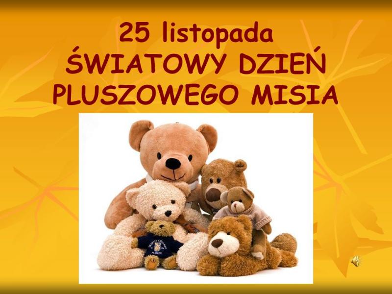 Światowy Dzień Pluszowego Misia w Sp16