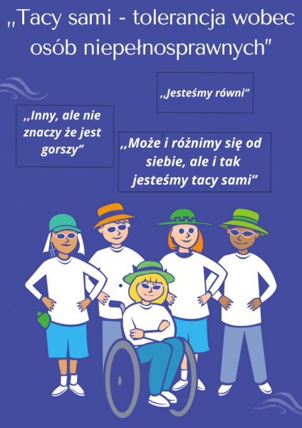 Z przyjemnością informujemy, że uczennice naszej szkoły zostały wyróżnione w Międzyszkolnym Konkursie Plastyczno - Informatycznym dla klas IV-VIII pn. "Tacy sami -