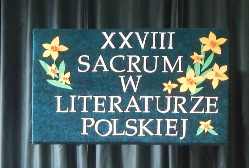 XXVIII Wojewódzki Konkurs Recytatorski pn. „Sacrum w literaturze polskiej”