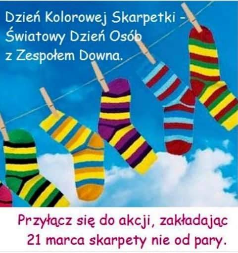 "Skarpetkowa akcja" z okazji Światowego Dnia Zespołu Downa