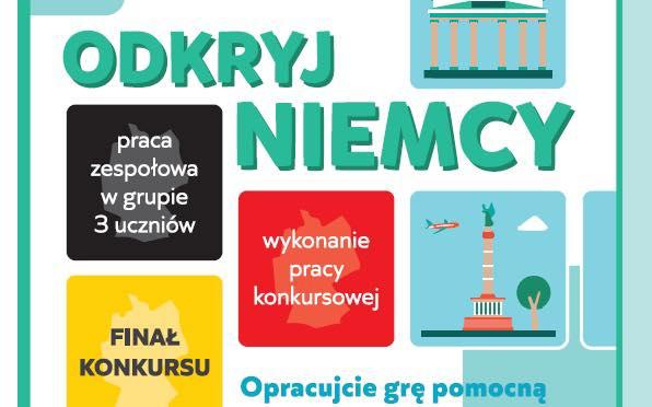 Prace naszych uczniów po raz kolejny w finale wojewódzkiego konkursu „Entdecke Deutschland – Odkryj Niemcy”!