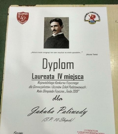 Mała Olimpiada Fizyczna "Tesla 2019"