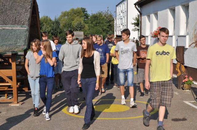 Biwak integracyjny klas I w Smłodzińskim Lesie