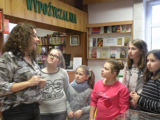 Lekcja biblioteczna w Bibliotece Pedagogicznej