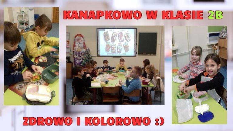 Przygotowanie kanapek w sali lekcyjnej