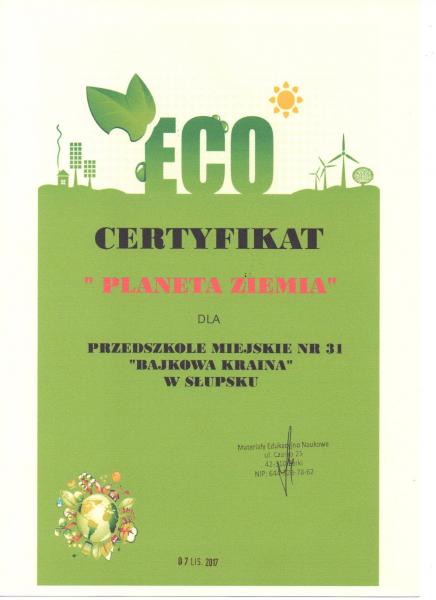 ECO "Planeta Ziemia"