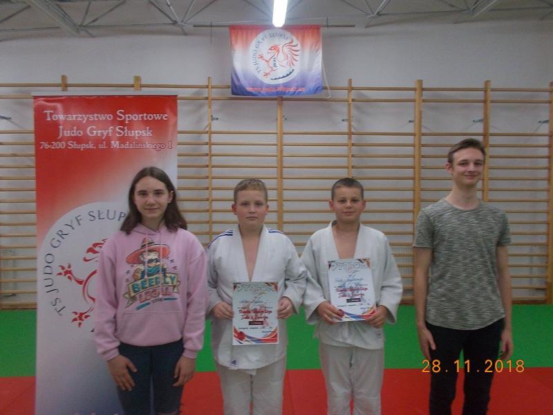 I miejsce ucznia klasy 4c w judo