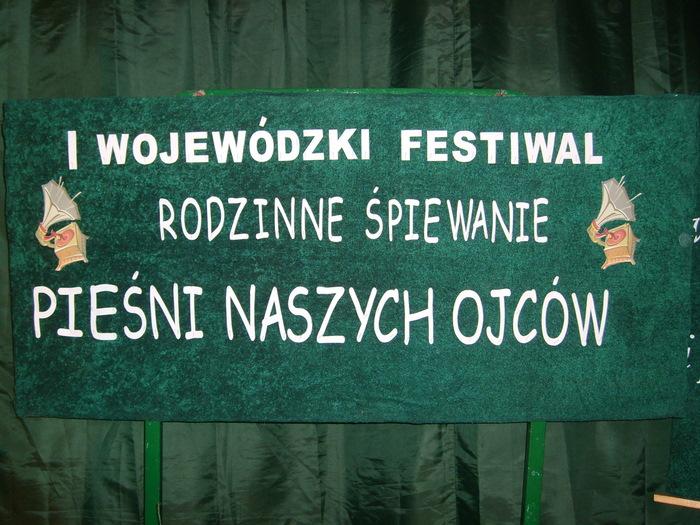 I Wojewódzki Festiwal Piosenki "Rodzinne śpiewanie - pieśni naszych ojców" - 4.11.2010 r.