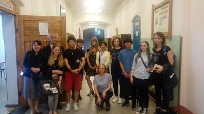 Wizyta studentów z Japonii