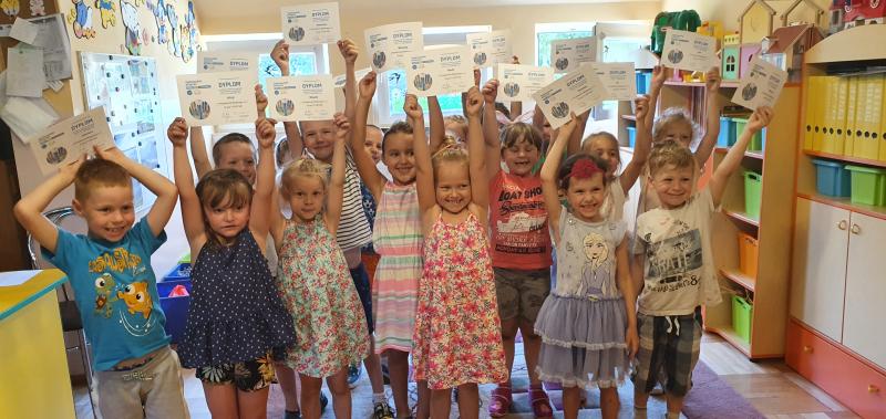 Dyplom ukończenia VII edycji Ogólnopolskiego programu  Uczymy Dzieci Programować