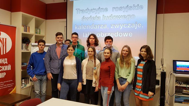 Zajęcia z cyklu "Poznajemy Rosję"