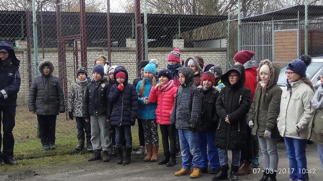 Wycieczka do Komendy Miejskiej Policji w Słupsku