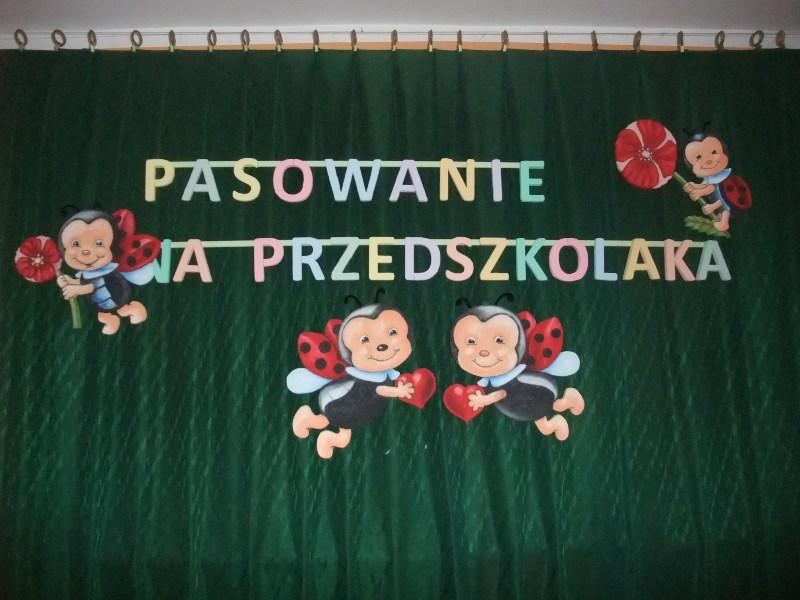 PASOWANIE NA PRZEDSZKOLAKA
