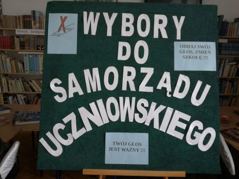 Wybory do Samorządu Uczniowskiego