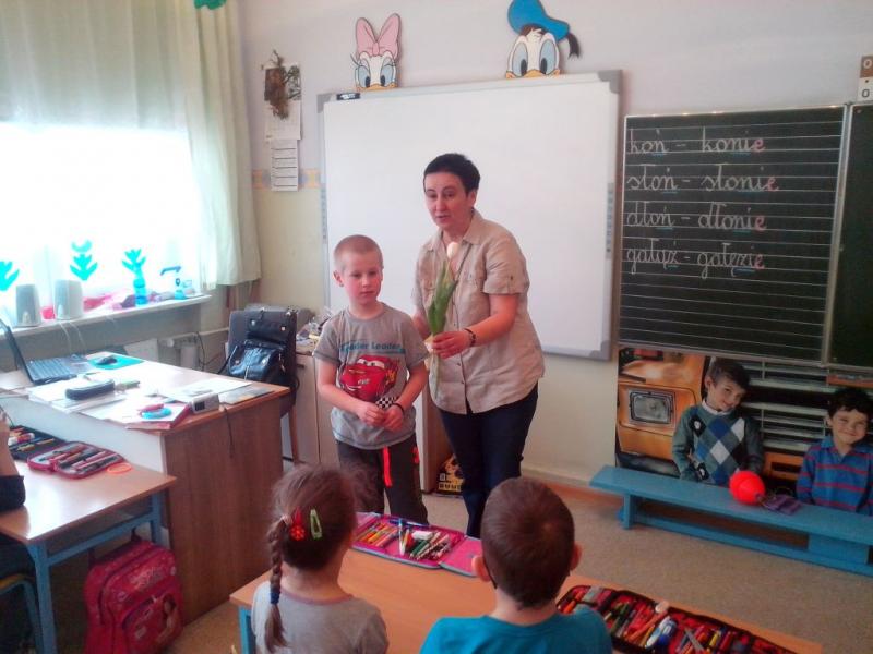 Tulipany w kl. Ib; 08-04-2015