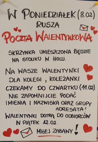 PRZEDSZKOLNA POCZTA WALENTYNKOWA