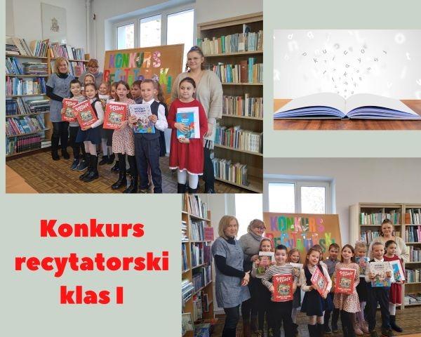 Konkurs Recytatorski dla uczniów klas I