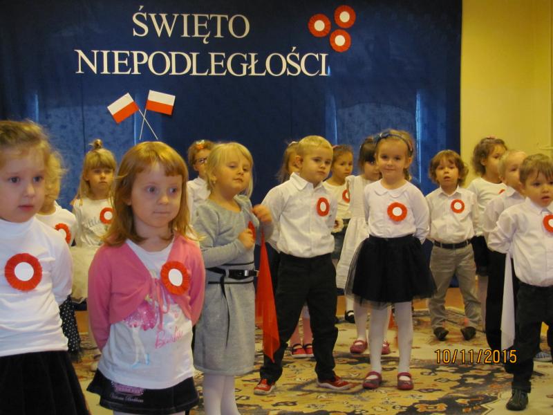 Święto Niepodległości w Przedszkolu Miejskim nr 2