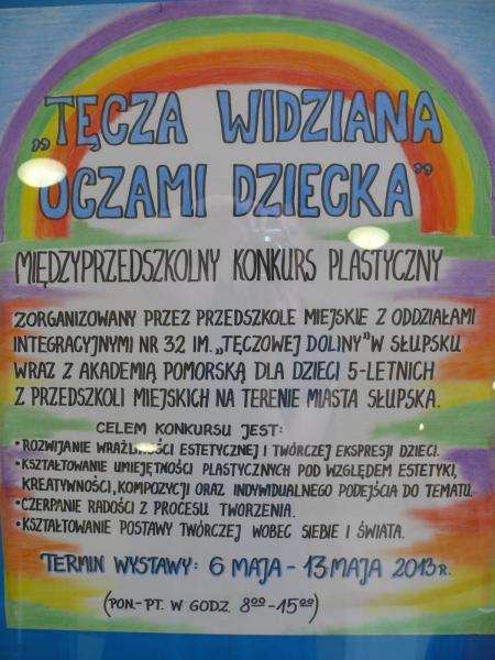 "Tęcza widziana oczami dziecka"