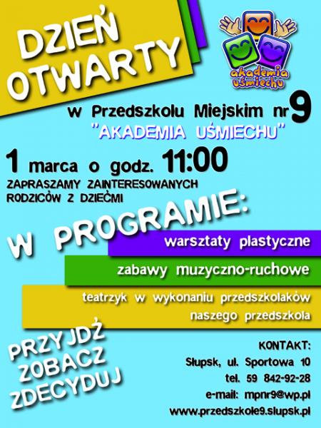 DZIEŃ OTWARTY W „AKADEMII UŚMIECHU”