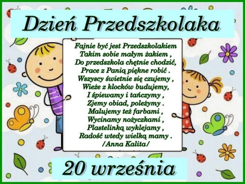 OGÓLNOPOLSKI DZIEŃ PRZEDSZKOLAKA  W SŁUPSKICH PRZEDSZKOLACH