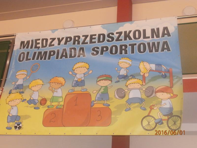 MIĘDZYPRZEDSZKOLNA OLIMPIADA SPORTOWA 2016