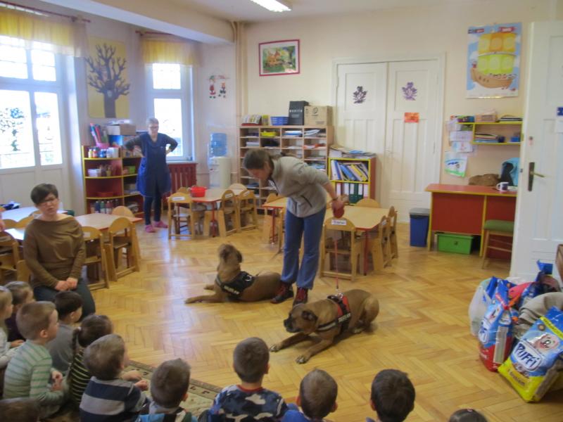 WIZYTA GOŚCI ZE SŁUPSKIEGO SCHRONISKA DLA ZWIERZĄT