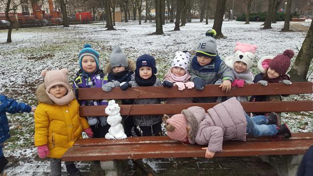 Szafirki  na spacerze w PKiW
