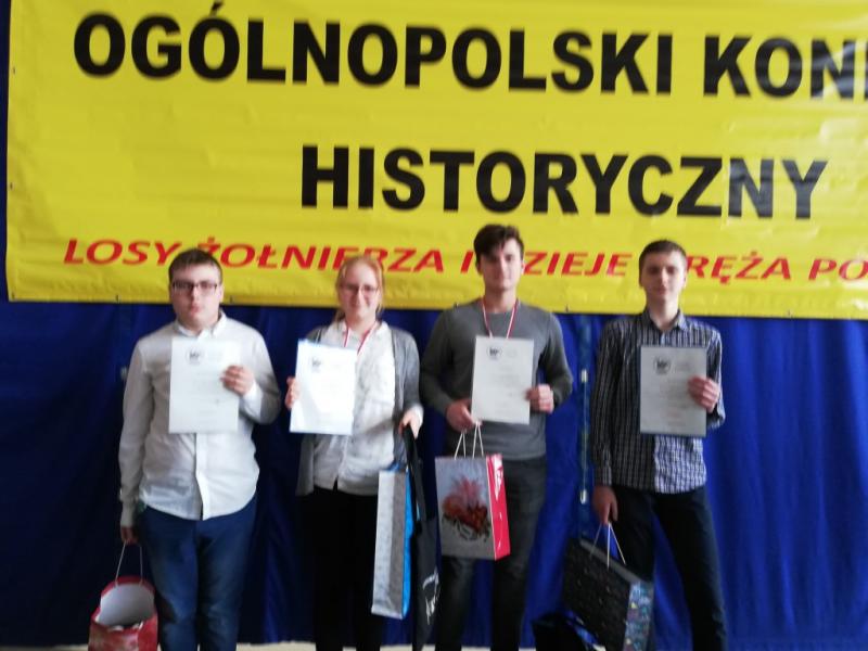 Finał wojewódzkiego Ogólnopolskiego Konkursu Historycznego