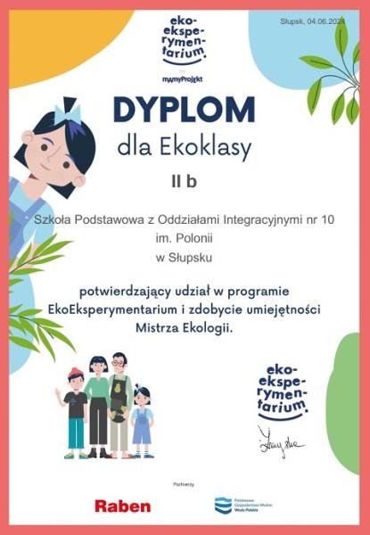 Tytuł EkoKlasy dla 2b