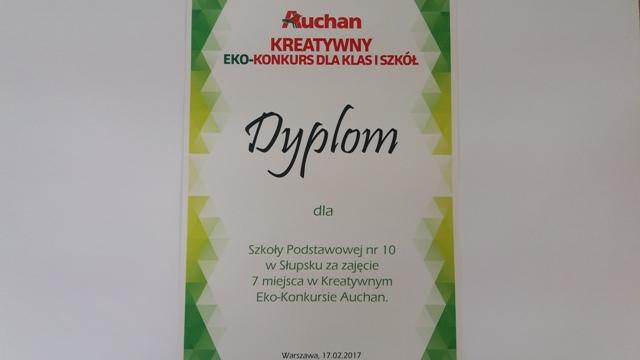 Uczniowie słupskiej "Dziesiątki" zostali finalistami Ogólnopolskiego Kreatywnego Eko-Konkursu Dla Klas i Szkół.