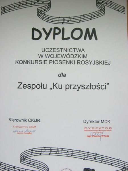Wyśpiewany sukces!!!