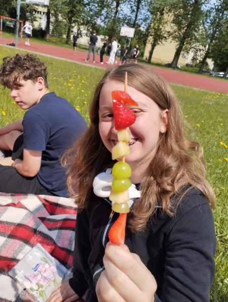 Uczniowie Ekonomika podczas Pikniku na Trawie