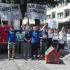 Młodzi słupszczanie protestowali przeciw trzymaniu psów na łańcuchach