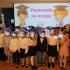 Klasa 1a podczas uroczystości pasowania na ucznia.