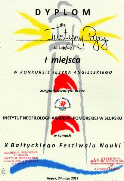 Sukces Justyny