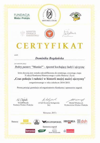KONKURS HISTORYCZNY