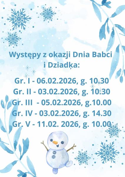 DZIEŃ BABCI I DZIADKA