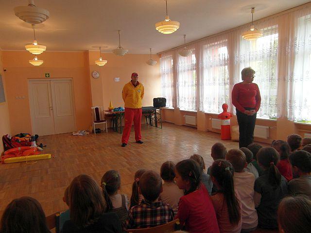 Ratownik WOPR w przedszkolu