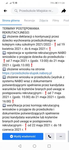 Rekrutacja i kontynuacja dzieci w przedszkolu