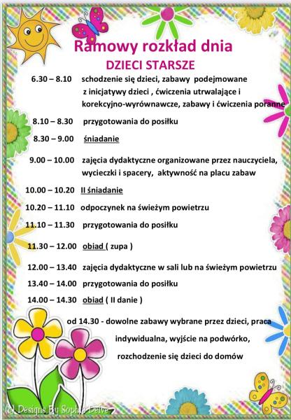 Ramowy Rozkład Dnia