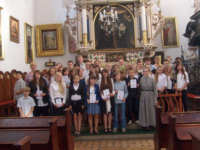 Msza dla uczniów klas VI