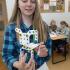Konstrukcje z klocków edukacyjnych SkriKit wykonane przez uczniów koła informatycznego