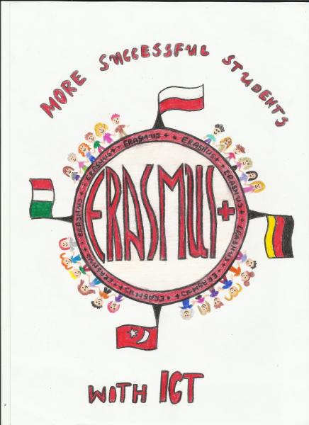 Wyniki szkolnego konkursu na LOGO projektu Erasmus+ "More Successful Students with ICT"