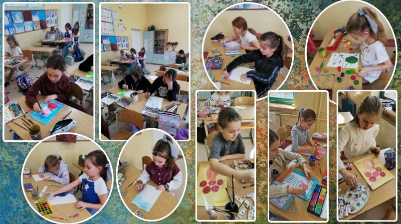 EFEKTY DZIAŁALNOŚCI KOŁA PLASTYCZNEGO DLA KLAS I-III