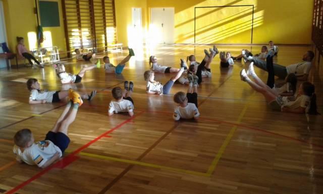 Kin-Ball w klasie 1b z SP-6 - program "Mały Mistrz"